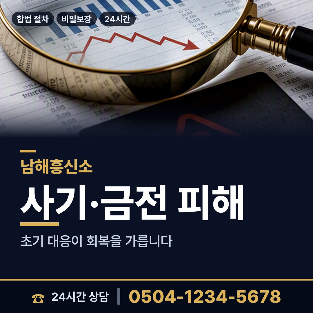 남해 이동면 기업흥신소 상담 안내